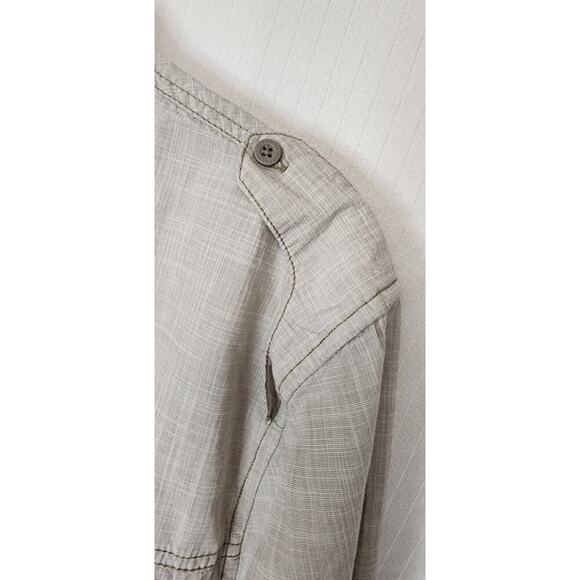 I JEANS by BUFFALO GRAY BUTTON DOWN LONG SLEEVE MEN'S SHIRT SIZE XXL - Picture 6 of 9